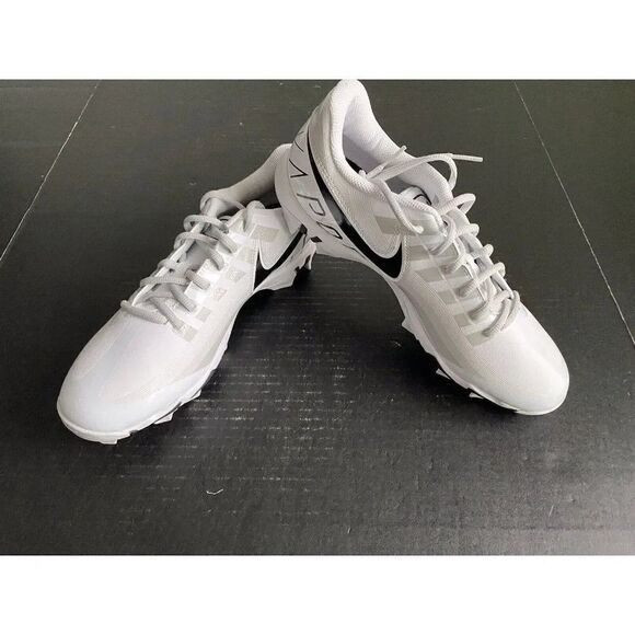 Nike Vapor Edge Shark Pro Football Cleats White Black DQ5114-100 Men’s Size 10 - Picture 2 of 10